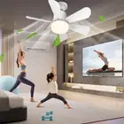 Modern Ceiling Fans with Lights Remote Control for Bedroom Kitchen Living Room