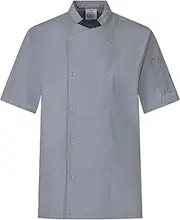 [BWOLF] Nozomi Chef's Jacket Unisex Chef Jacket Women's Chef Jacket Men's Black/White Chef's Clothing Professional Chef Uniform Short Sleeve