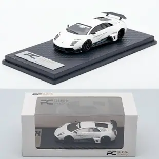 PC CLUB 1/64 模型車 Lamborghini 藍寶堅尼 LP640 PC640001F 白