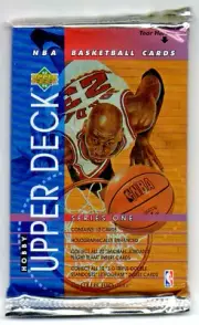 1993-94 Upper Deck Series One Hobby Basketball Six (6) Factory Sealed Packs
