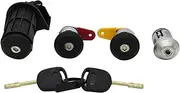 Complete Lock Set Ignition Switch Left Right Door Lock Trunk Lock, for Ford, KA, for Fiesta, Courier Escort car Door Lock
