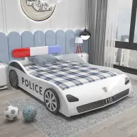在飛比找蝦皮商城精選優惠-客製化兒童床 主題兒童床 定制實木汽車床創意警車兒童床男孩帶