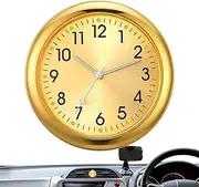 Quartz Clock for Car - Stick Dashboard | Tiny Small Vent Clocks Mini Analog Air Clocks, Adhesive Automotive Watch for Boat Bike Home