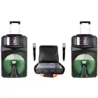VOCOPRO BAND-GO Complete PA 15" Speaker System, Wireless Mics & Built-in Lights