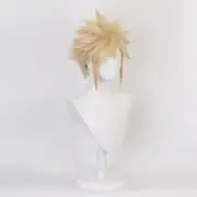 Anime Final Fantasy VII FF7 Cloud Strife Blonde Cosplay Wig