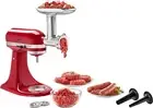 KitchenAid KSMMGA Metal Food Grinder Attachment Silver NEW
