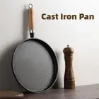 Non-Stick Cast Iron Frying Pan 20/23/26cm Crepe Maker Gas Induction Cooker