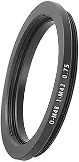 Astronomical Telescope M48X0.75 M42X0.75 Internal & External Thread Bidirectional Conversion Adapter Ring(O-M48 to I-M42)