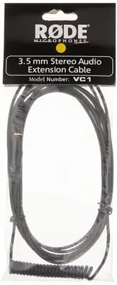 RØDE VC1 Stereo 3.5mm Extension Cable