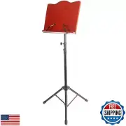 Miwayer Bamboo Conductor Music Stand, Tradition Wooden Music Sheet Stand, Mat