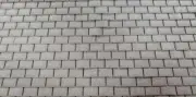 Charcoal black square butt shingles 1:24 scale