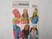 Butterick Pattern - Children's Hats, Scarves, & Mittens (One Size) #B4674 - UC