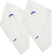 EXQUIMEUBLE 2pcs Microfiber Hair Drying Cap Quick Drying Hair Towel Wrap Super Absorbent Turban Lightweight and Reusable for Travel and Home Use
