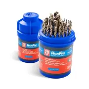 29 PCS M35 Cobalt Drill Bit Set, HSS Twist Jobber Drill Bits with 135 29pcs