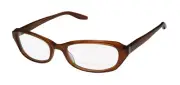 NEW BARTON PERREIRA JACLYN EYEWEAR DESIGNER JAPAN AMB/SIL WOMENS FULL-RIM YELLOW