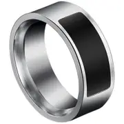 Veile Studios Stainless Steel Ring Type Nfc Control Smart Bracelet Black Us 12 Rings
