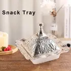 Snack Tray with Lid Storing Mini Snack Holder Dessert Serving Tray Tableware