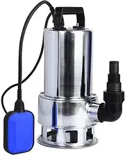 [GIANTZ] Submersible Water Pump, 1800W 240V Electric Sump Dirty Sewage Pumps Controller Irrigation Install Bathroom Sink Kitchen Bath Sealand, Adjustable Fully Automatic Anti-rust Black