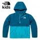 【網路限定】The North Face北面兒童藍色拼接防風可打包連帽外套｜81XII7I