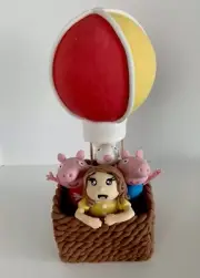 Peppa pig Hot Air Balloon Cake Topper