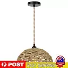 Hemp Rope Lamp Shade Woven Hanging Lamp Shade Round for Porch Balcony Hallway