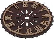 HOOTNEE Replacement Wall Clock Dial for Cuckoo Clocks Round Artistic Design Easy to Read Enhance Home Decor