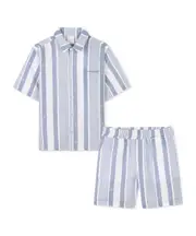 Short-sleeved shirt set 12 White