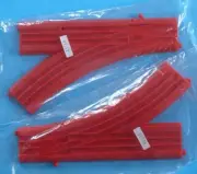 HORNBY THOMAS THE TANK ENGINE X3768 LEFT HAND POINTS x2 RED PLASTIC eg R715 etc