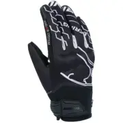 NEW Bering Walsh Black/White Womens Motorcycle Gloves