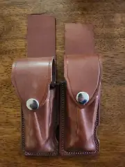 leatherman mut Leather Sheathe Vertical. Belt Loop Cut To Customers Belt Size.