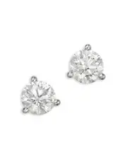 Bloomingdale's Fine Collection Certified Diamond Martini Set Stud Earrings in 14K White Gold, 1.5 ct. t. w.