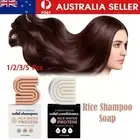 Strengthening Shampoo,Conditioner Bar Rice Water Protein Hair Soap,Paraben Free