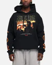 [BAD OMENS] Bad Omens Fire Starting Hoodie Pepper - Size S S Pepper