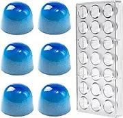 Polycarbonate Chocolate Mould, 21 Cavities Bullet Shape Chocolate Bonbons Mold, Clear Hard Plastic Bakeware Pastry Tools, DIY Candy Mould for Chocolates, Sweets, Jelly, Truffle, Pralines