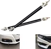 EMSea 2x Adjustable 22.7cm Front Bumper Lip Splitter Rod Strut Brace Tie Bar Support