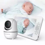Baby Monitor Pro By Baby Coo Co: 7 Inch Screen, Motion Detect, Expandable Camera