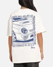 [KEY STREET] Key Street Halftone T-shirt Off White - Size M M Off White