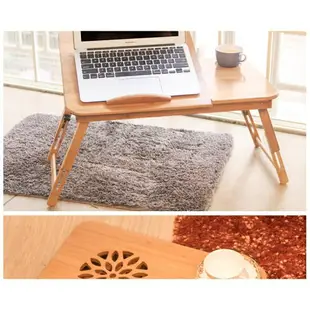 新款 特賣 木質懶人電腦桌 大尺寸 楠竹多功能 折疊桌升降桌懶人桌筆電桌床上桌