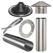 Abey 125mm Tiled Roof Rangehood Flue Kit