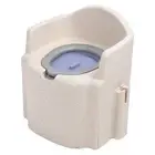 Bedside Commode Chair EPP Bedside Potty Chair Water Resistant Backrest Large