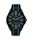 Citizen Drive From Eco-Drive Men's Black Silicone Strap Watch 45mm Watches