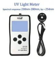 UVC Light Meter Intensity Tester For 253.7nm UV Sterilization Mercury Lamp