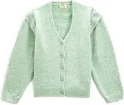 [Koton] Girls's Basic Knit Soft Touch Long Sleeve V Neck Button Closure Cardigan