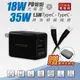 MY 18W PD+QC極速充電器+TypeC - TypeC充電線(加贈收納包)可用於Switch (5.8折)
