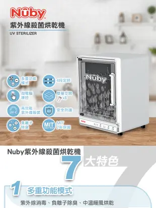 Nuby 紫外線殺菌烘乾機(偏遠地區不配送)【悅兒園婦幼生活館】 (5.7折)