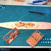 3D Printed 1/700 WWI U.S. Navy USS OHIO BB-12 Unpainted Model Kit NEW！