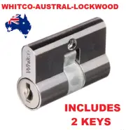 Screen door security door lock key cylinder Barrel Whitco Lockwood Austral