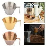 Espresso Pouring Cup Stainless Steel Tea Single Spout Espresso Measuring Cup