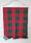 NWT! Hallmark Christmas Table Runner, Checkered Red and Green Pattern