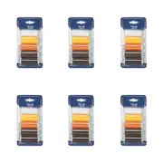6x 5pc Malli Warm Shades 180M Plastic Spool Sewing DIY Garment Thread
